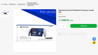 [Pr-Venda] Reprodutor Remoto Playstation Portal Para Console Ps5